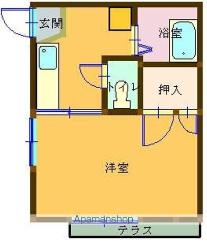 天神ハイツの間取り写真
