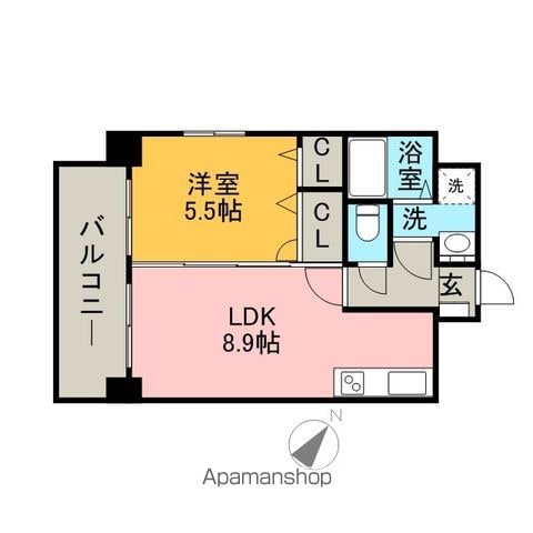 コンフォール博多駅南の間取り写真