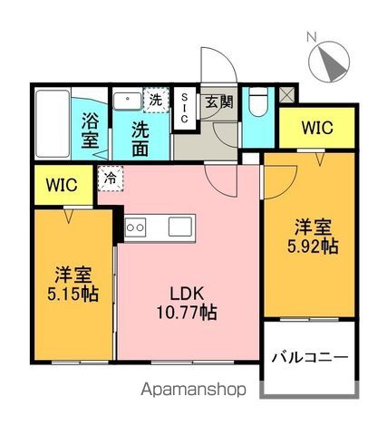 SーRESIDENCE二十四軒AVELISの間取り写真