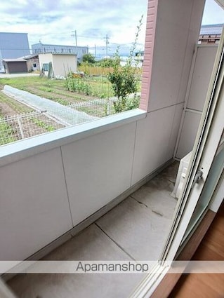 ラック　ペーシュ[1K/25.25m2]のバルコニー