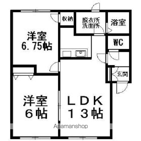 ボヌール元町の間取り写真