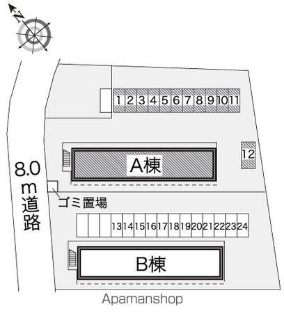 レオパレススペシャルステージＡ 106 ｜ 千葉県千葉市稲毛区園生町521-109（賃貸アパート1K・1階・23.18㎡） その15