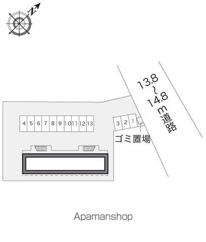 レオパレス北国分 204 ｜ 千葉県松戸市大橋296-1（賃貸アパート1K・2階・20.28㎡） その21