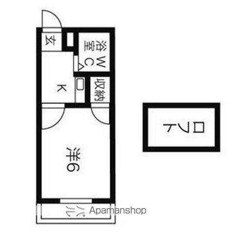 ハイツ鍵屋西町 西棟の間取り写真