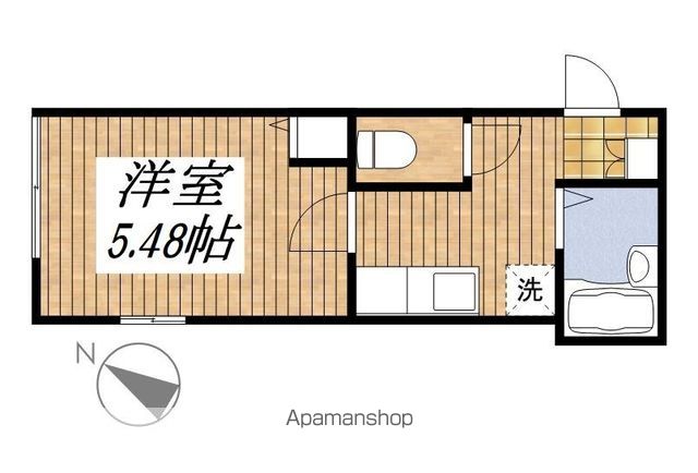 日野市大坂上のアパートの間取り