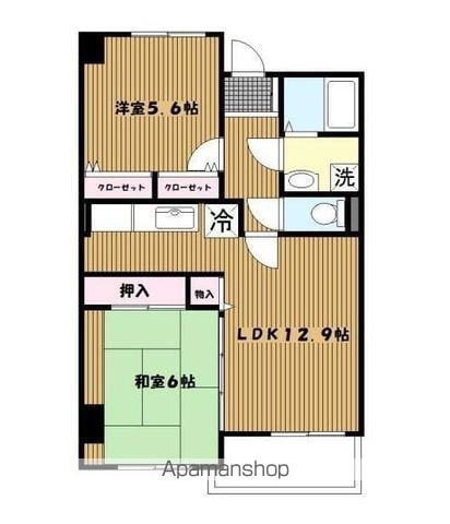 ヒルサイド森の間取り写真