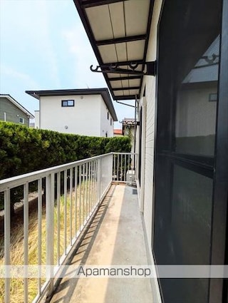 ゼフィール　Ｂ棟[3DK/60.44m2]のバルコニー