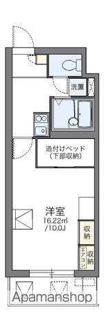 【レオパレスパルコートＦの間取り】