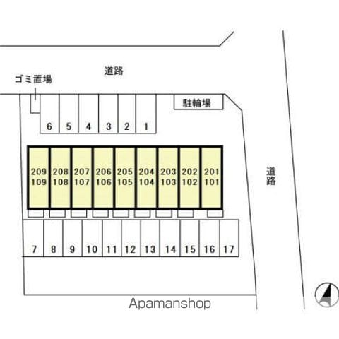 オプス・なのはな 202 ｜ 千葉県東金市東上宿2-23-1（賃貸アパート1K・2階・22.52㎡） その24