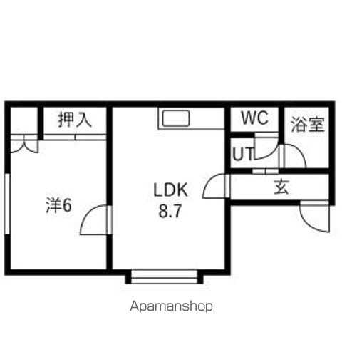 グランドール川下の間取り写真