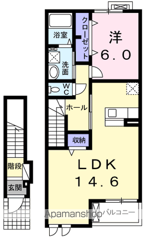 クレールパルテールの間取り