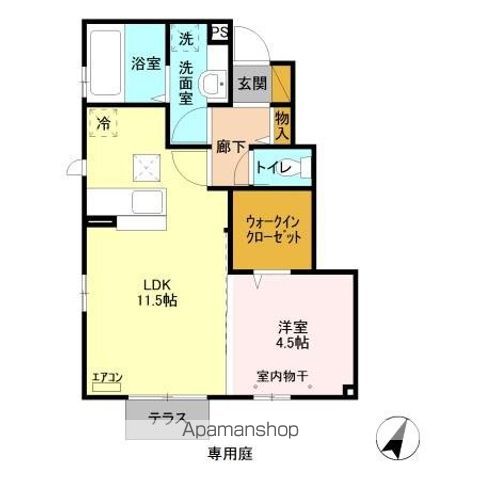 プルメリアの間取り写真