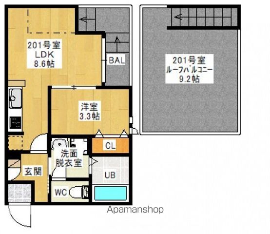 GRANDTIC 西崎1の間取り写真