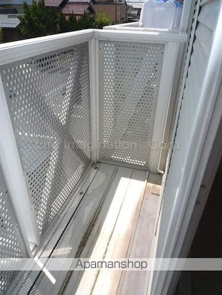 コモド　Ⅰ・Ⅱ[1K/21m2]のバルコニー