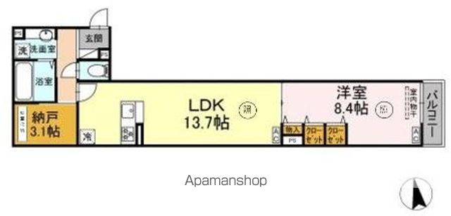 【グラナーデ東日暮里の間取り】