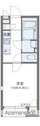東京都中野区上鷺宮３丁目[1K/21.24m2]の間取図