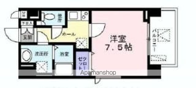 パレコート新宿の間取り写真