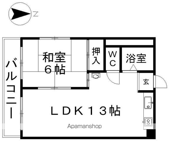 栄ファイブマンションの間取り写真