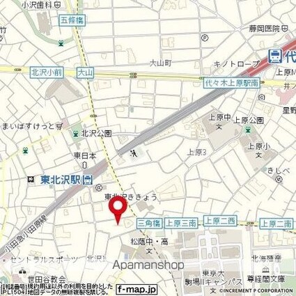 東京都世田谷区北沢１丁目[1K/23.56m2]の周辺9