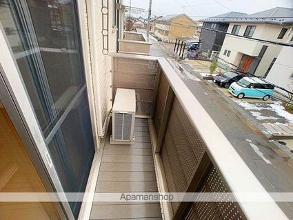 ルーエ三本柳　ＡＢ[1LDK/33.39m2]のバルコニー