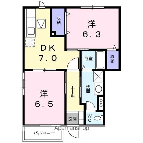 グリーンヒルの間取り写真