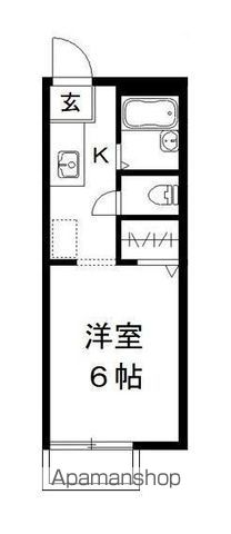 【柏市豊四季のアパートの間取り】