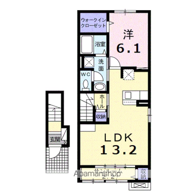 サン　メゾン[1LDK/52.92m2]の間取図