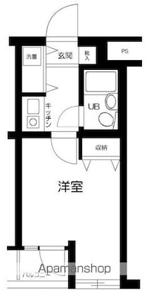 東京都文京区千石２丁目[1K/16.31m2]の間取図