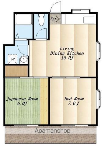 ハイツカルミヤの間取り