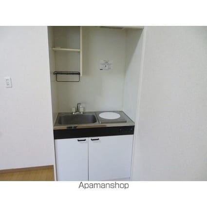 ＡＭＭＳ　ＯＫＡＭＵＲＡ[1R/19.46m2]のキッチン