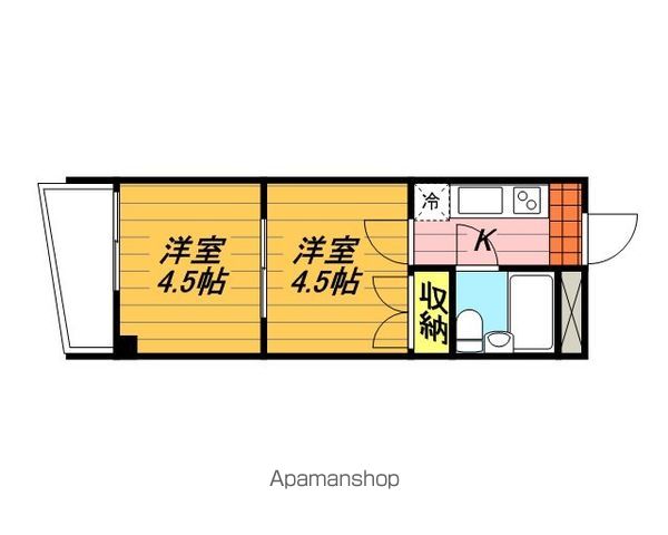 【墨田区東向島のマンションの間取り】