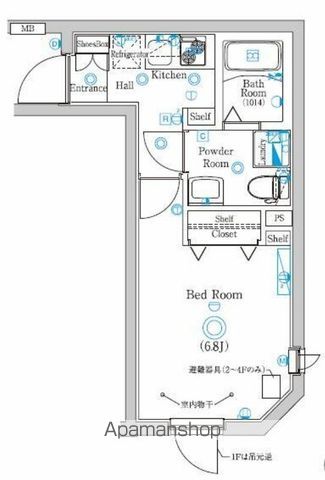 ラフィスタ蓮根の間取り写真