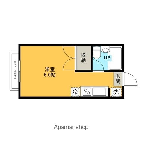 エステートピアジュネス 207 ｜ 千葉県千葉市花見川区長作町464-1（賃貸アパート1R・2階・18.63㎡） その2