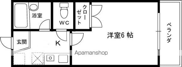 コンフォート甲子園の間取り写真