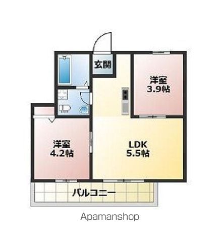 グラン六ッ川の間取り写真