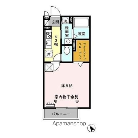 クレセールの間取り写真