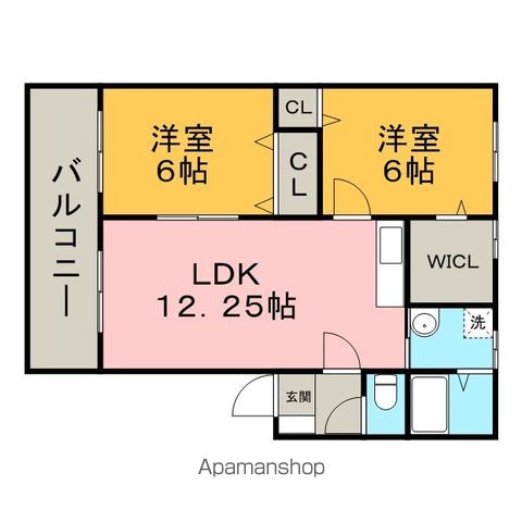 シャトレ21の間取り写真