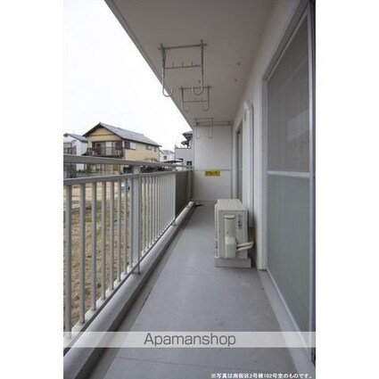 テレパレス柏てるて　南街区　２号棟[3LDK/79.76m2]のバルコニー