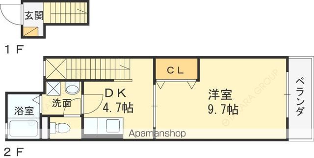 アーク島之内の間取り写真