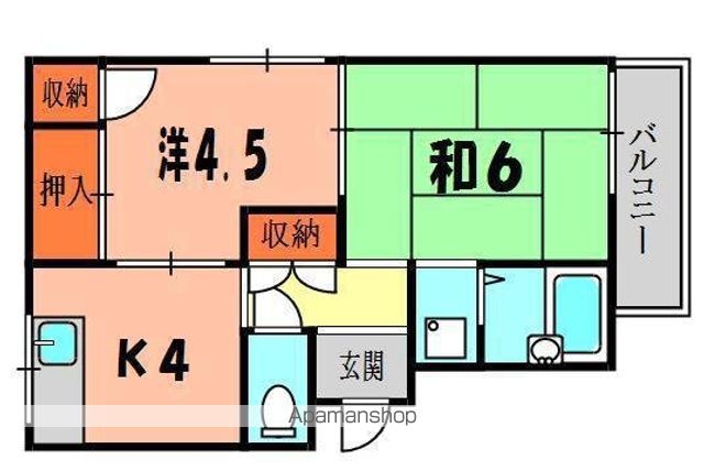 ワールドライフ中田の間取り写真
