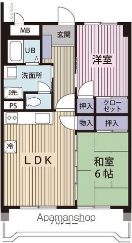 ブリュー豊国の間取り写真