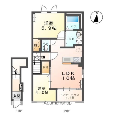 ソレイユの間取り