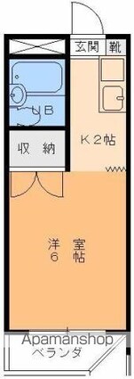 パールハイツ寿[1K/17.01m2]の間取図