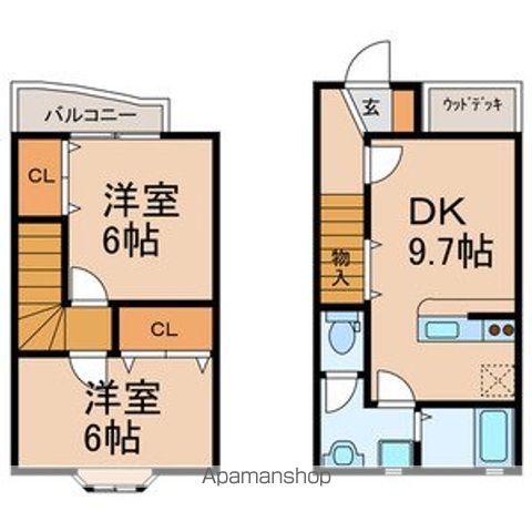リフレインⅢの間取り