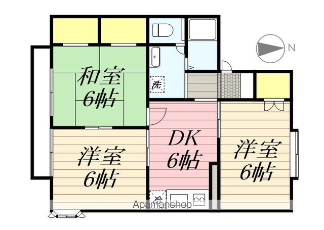 サンモール前原の間取り