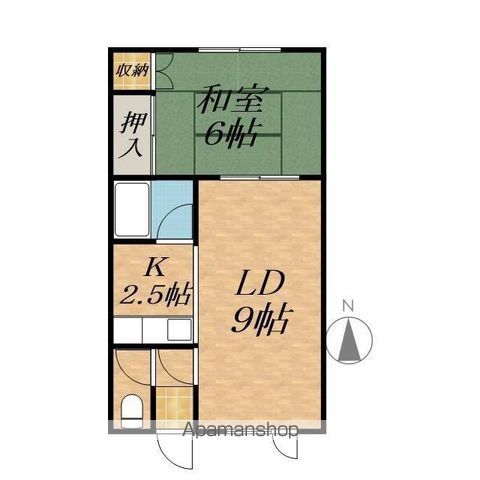エスレイア豊町の間取り写真