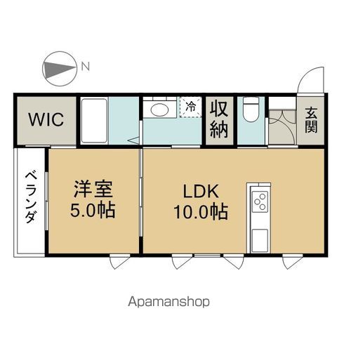 【府中市府中町のマンションの間取り】