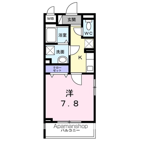 ファイン ビラ レーブ 江坂の間取り写真