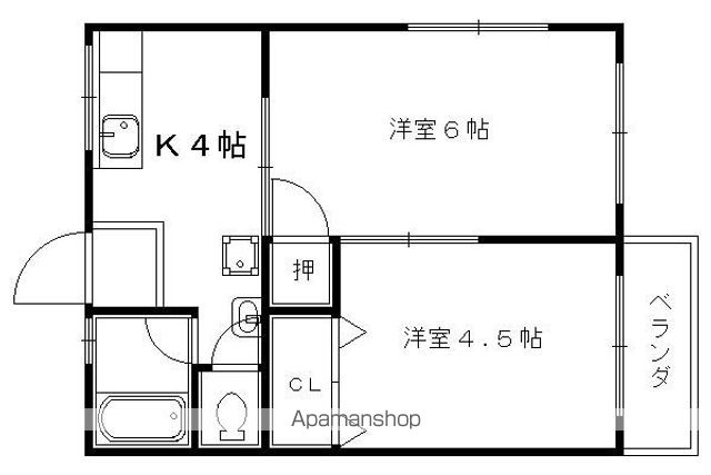 松井マンションの間取り写真