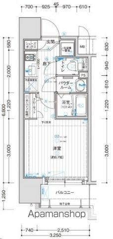 アドバンス上町台IIクレイドルの間取り写真